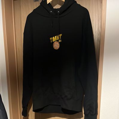WIND AND SEA x TMNT (PIZZA TIME) HOODIE "Black"