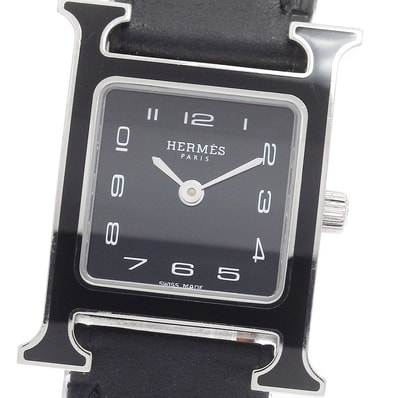 エルメス Hウォッチ HH1.221 クォーツ レディース 【中古】
