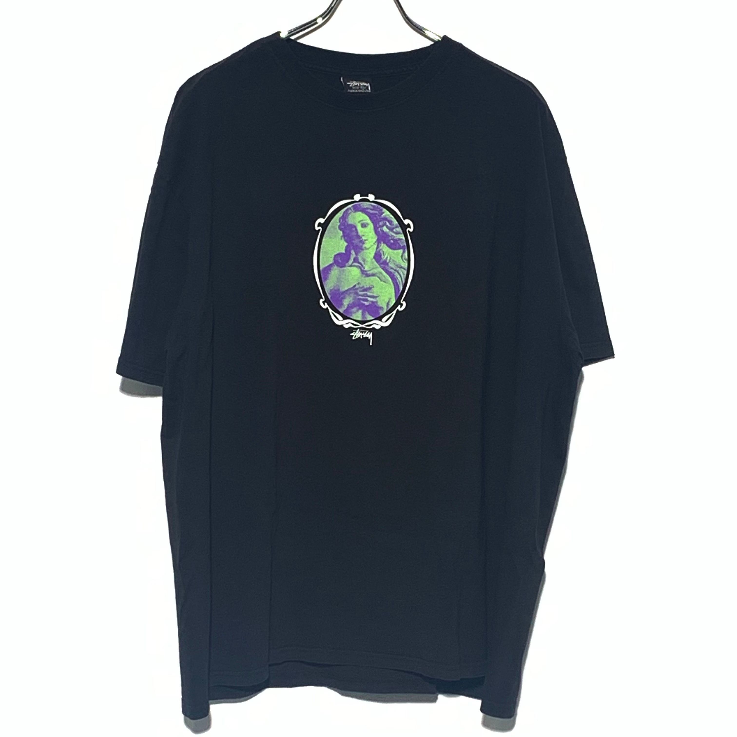 Stussy Venus Oval Pig. Dyed Tee "Black"