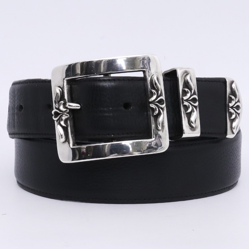 Chrome Hearts BLT 3PC OTJ Leather Belt "Black"