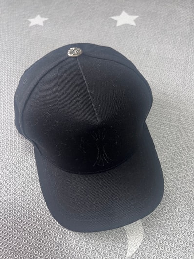 Chrome Hearts Baseball Denim Cap Cross "Black"
