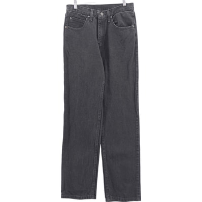 古着 リー Lee ブラックデニム ストレートデニムパンツ メンズw30相当/eaa419223