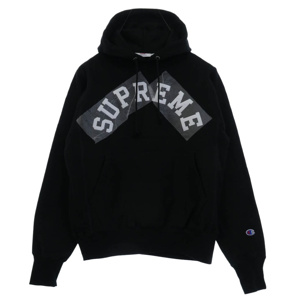 Supreme シュプリーム パーカー 25SS Hooded Sweatshirt フード スウェットシャツ フーディー パーカー ブラック系 S【極上美品】【中古】