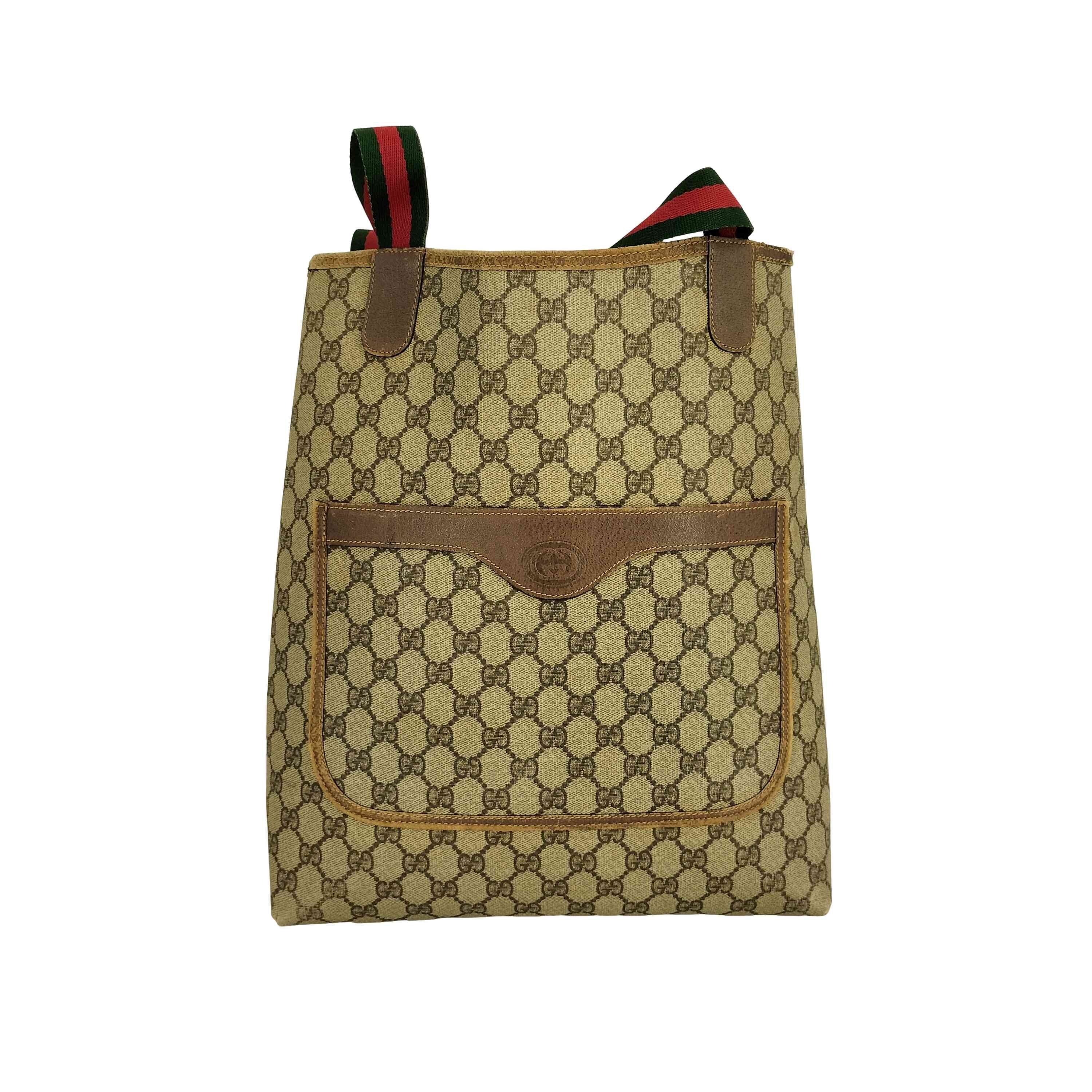 OLD GGスプリーム シェリーライン PVC トートバッグ ハンドバッグ【1141810109527】