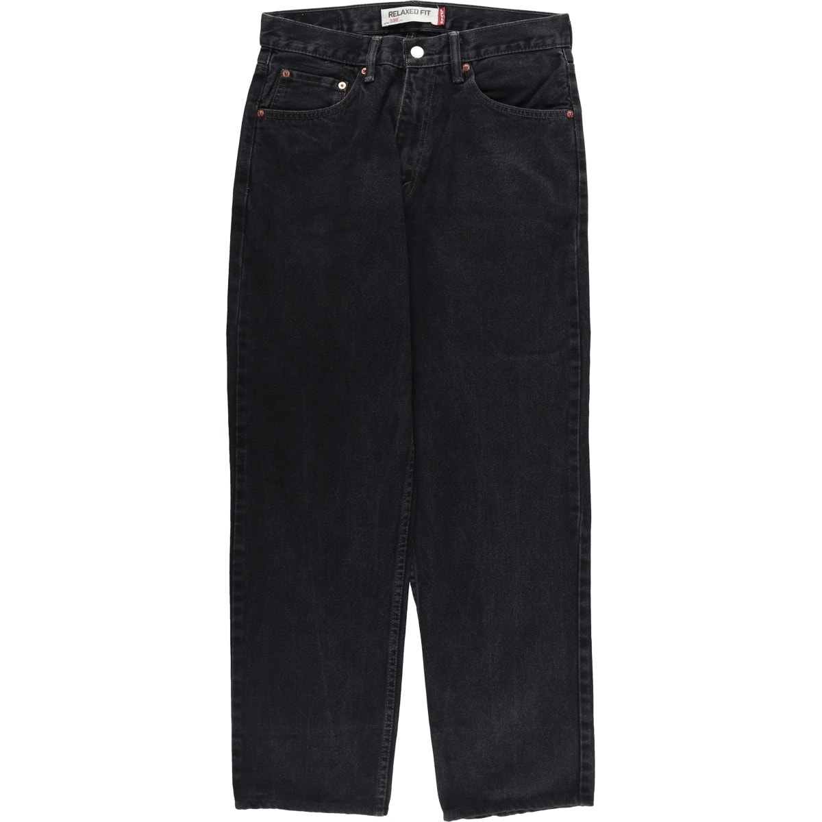 古着 リーバイス Levi's 550 CLASSIC RELAXED TAPERED ブラックデニム テーパードデニムパンツ メンズw32相当/eaa596944
