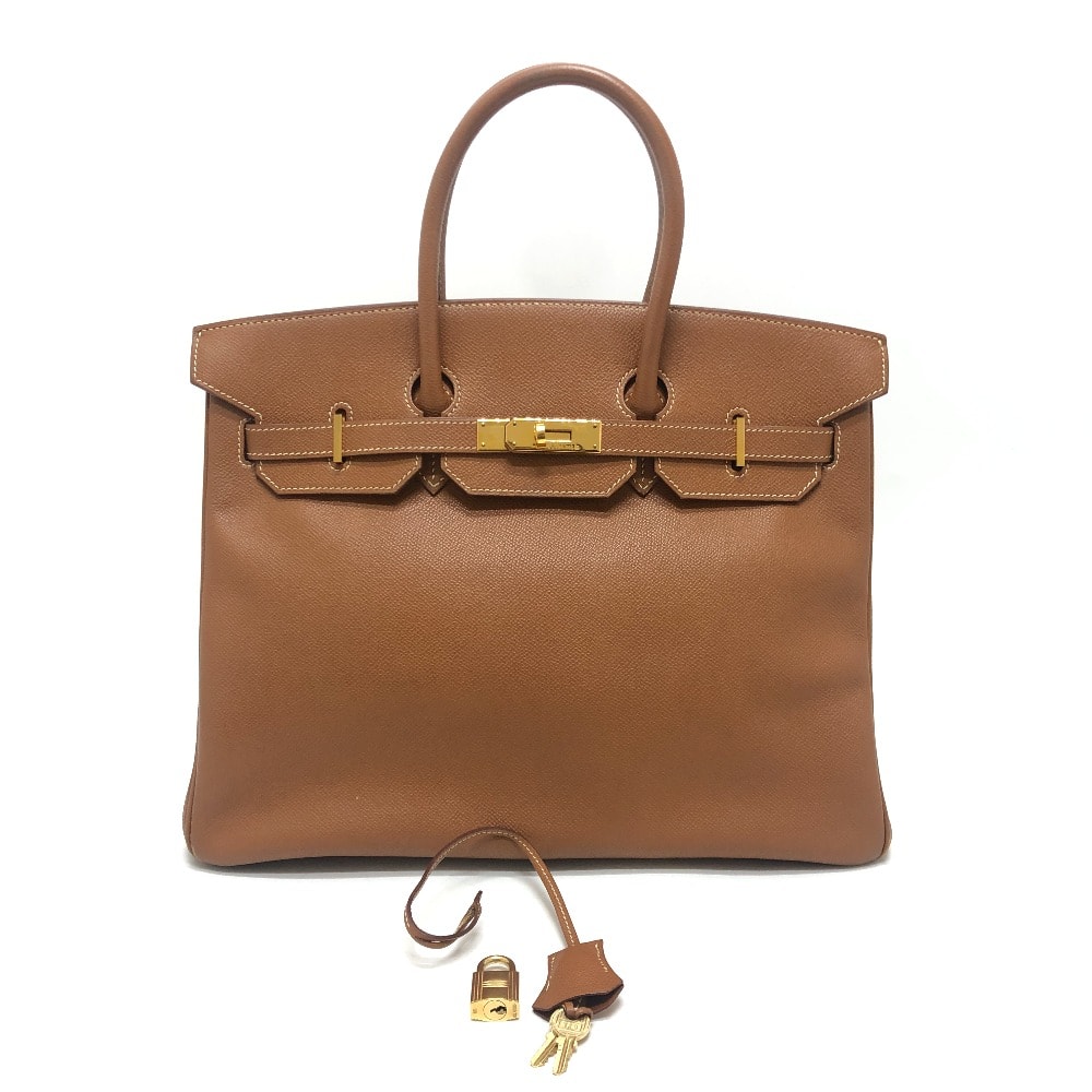 エルメス HERMES バーキン35 バーキン 35 カバン トートバッグ ハンドバッグ クシュベル □G刻刻 ゴールド×G金具 ゴールド