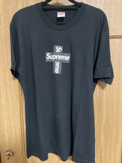 Supreme Cross Box Logo Tee "Black"