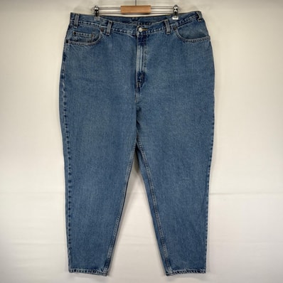 古着 00’s/00年代 リーバイス Levi's デニム パンツ 550 テーパード ジーパン バギー 24M ブルー系 メンズ