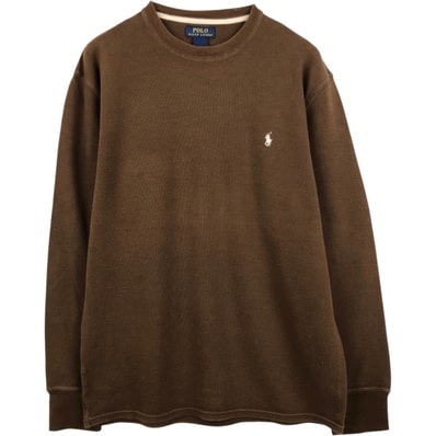 古着 ラルフローレン Ralph Lauren POLO RALPH LAUREN サーマルロンT ワッフル メンズXL相当/eaa684455
