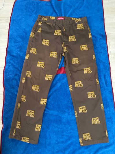 Supreme / ANTIHERO Work Pant "Brown"