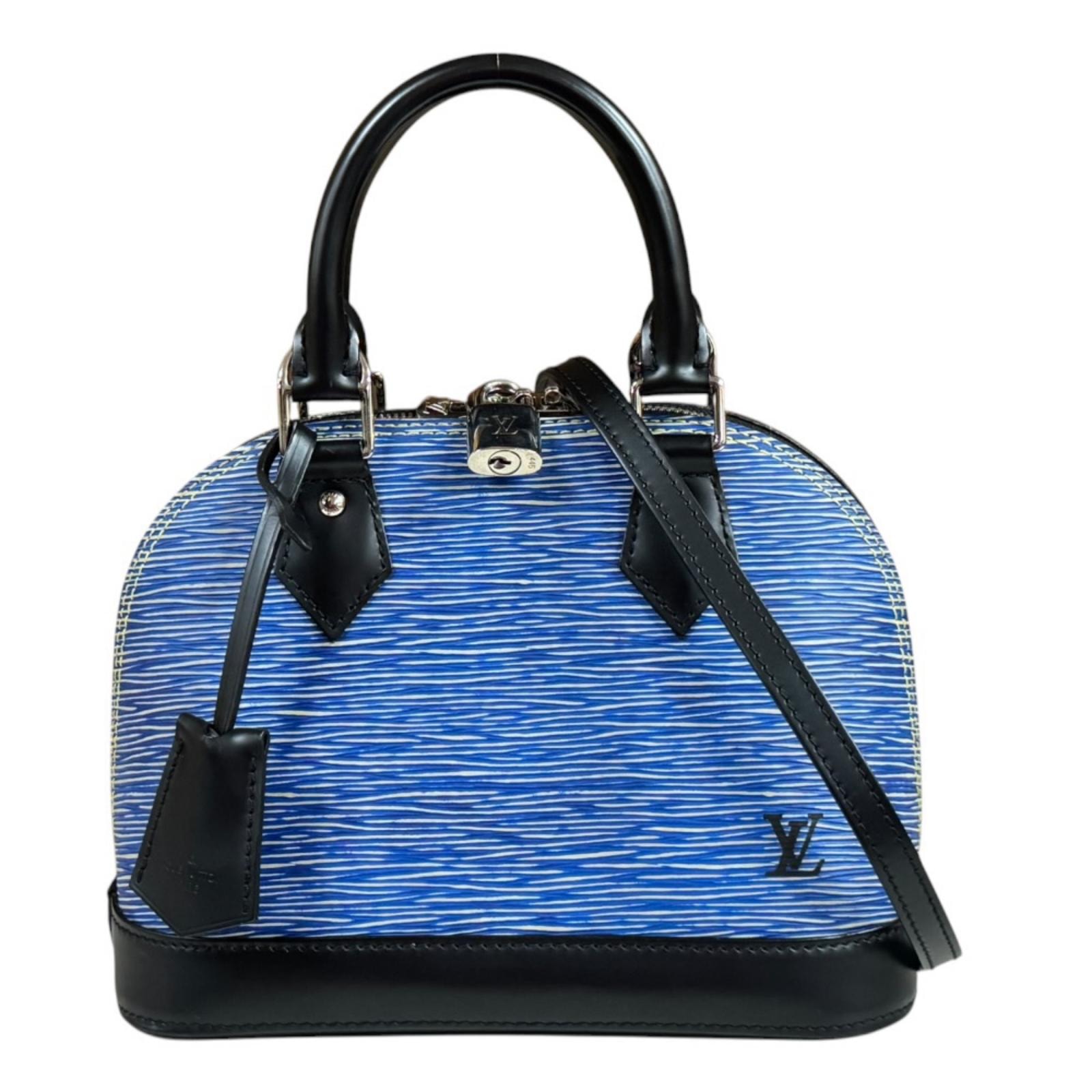 ルイヴィトン アルマBB エピデニム ショルダーバッグ M41437 ブルー レディース LOUIS VUITTON 中古
