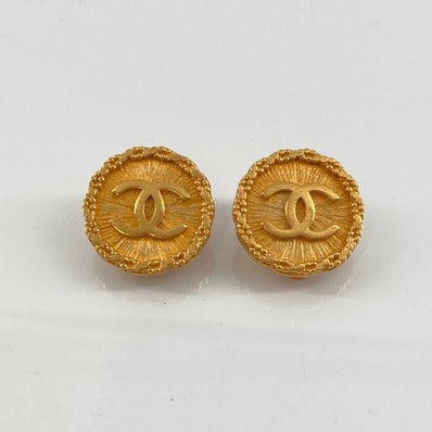 CHANEL(シャネル) ココマーク ラウンド 93・A イヤリング ゴールド