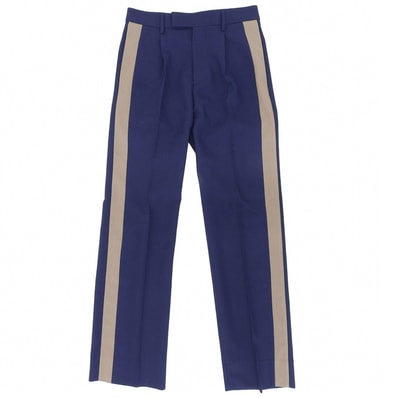 極美品 グッチ パンツ ZAPAI ネイビー メンズ 44 762069