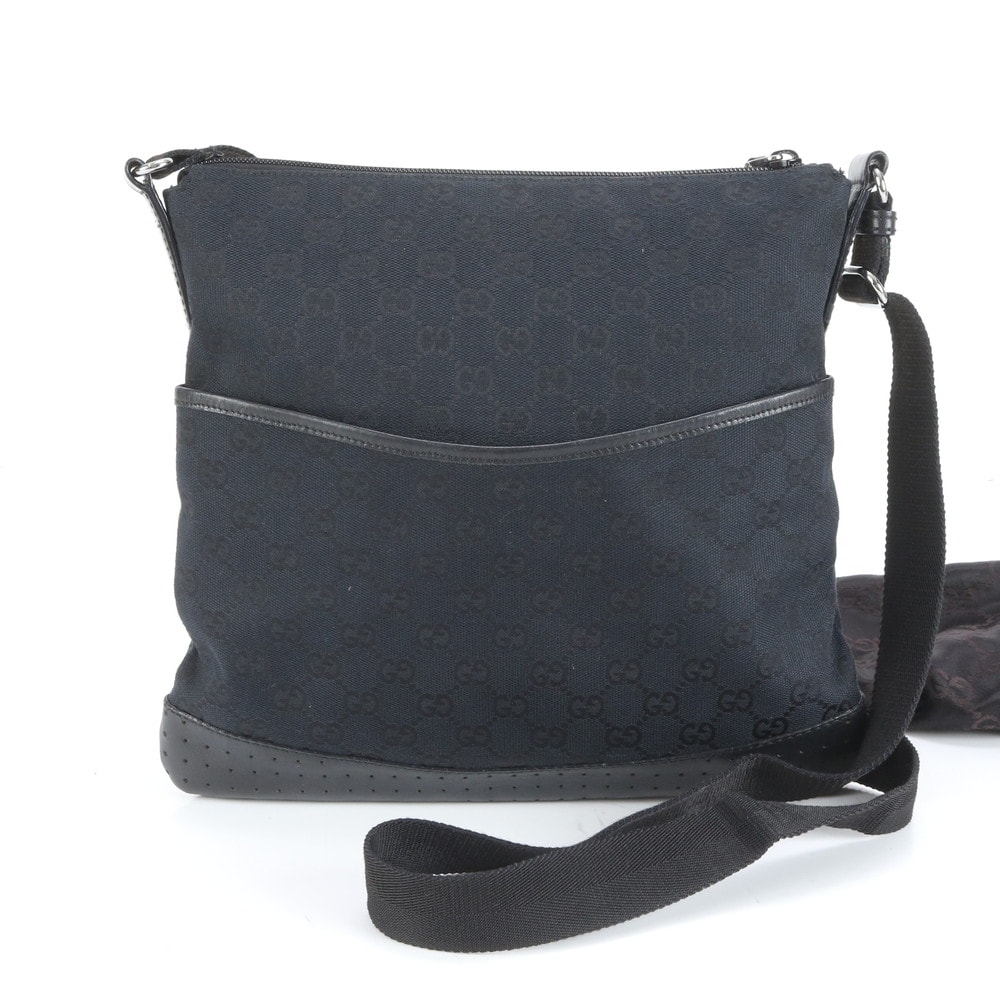 ■極美品 グッチ GGキャンバス 145857 ショルダーバッグ