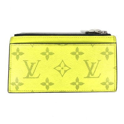 ルイヴィトン LOUIS VUITTON コインカード・ホルダー M30950 タイガラマ 財布 コンパクトウォレット コインケース タイガレザー イエロー