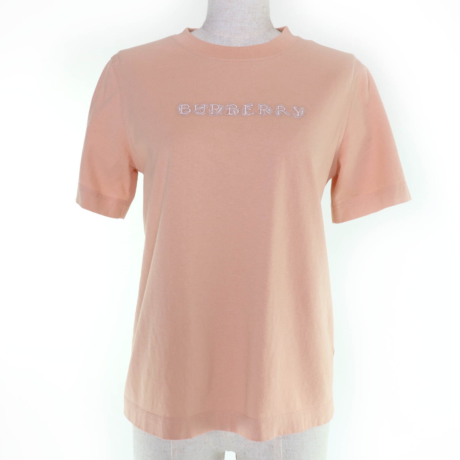 美品 バーバリー 半袖Tシャツ ピンク レディース S 8099834