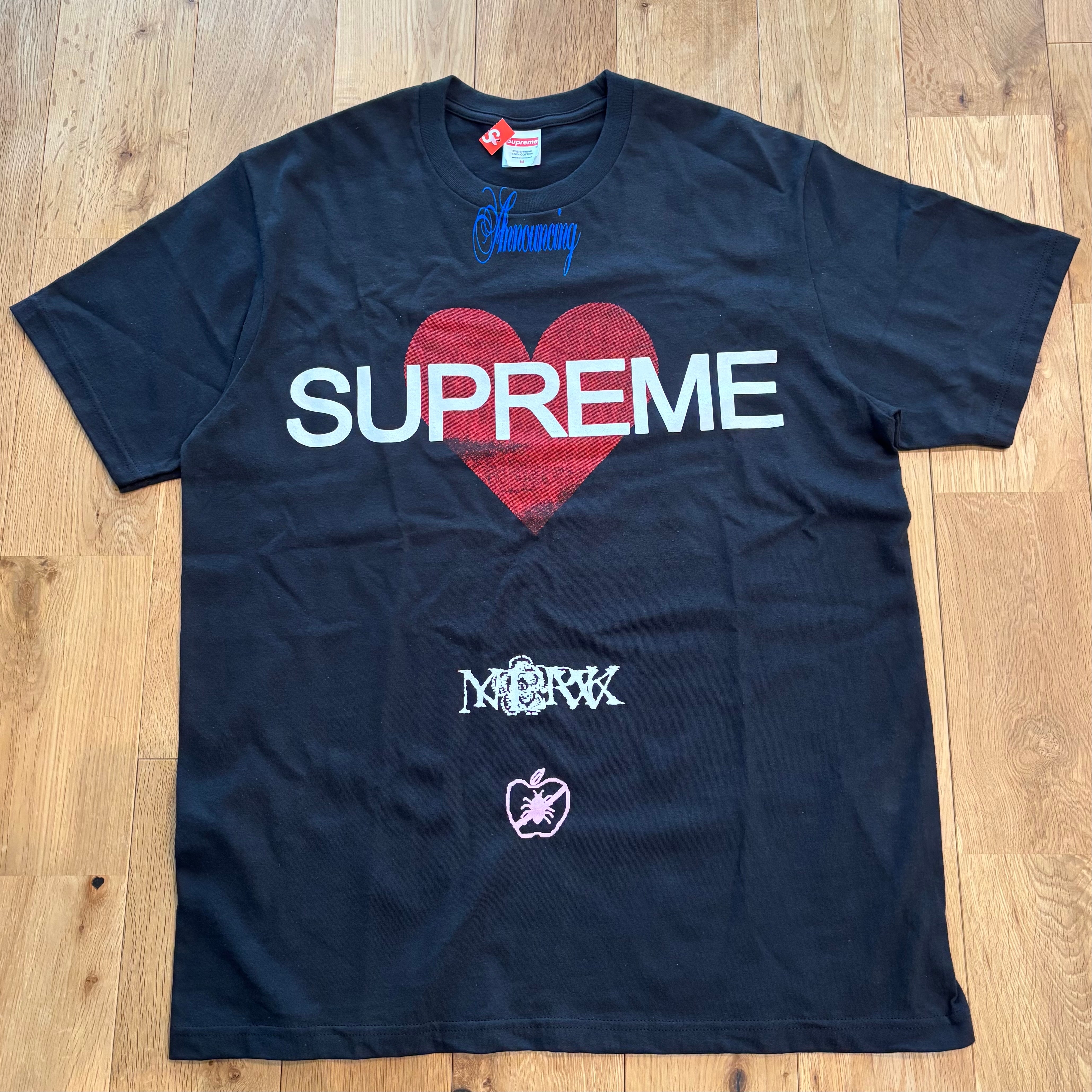 Supreme Announcing Tee "Black"