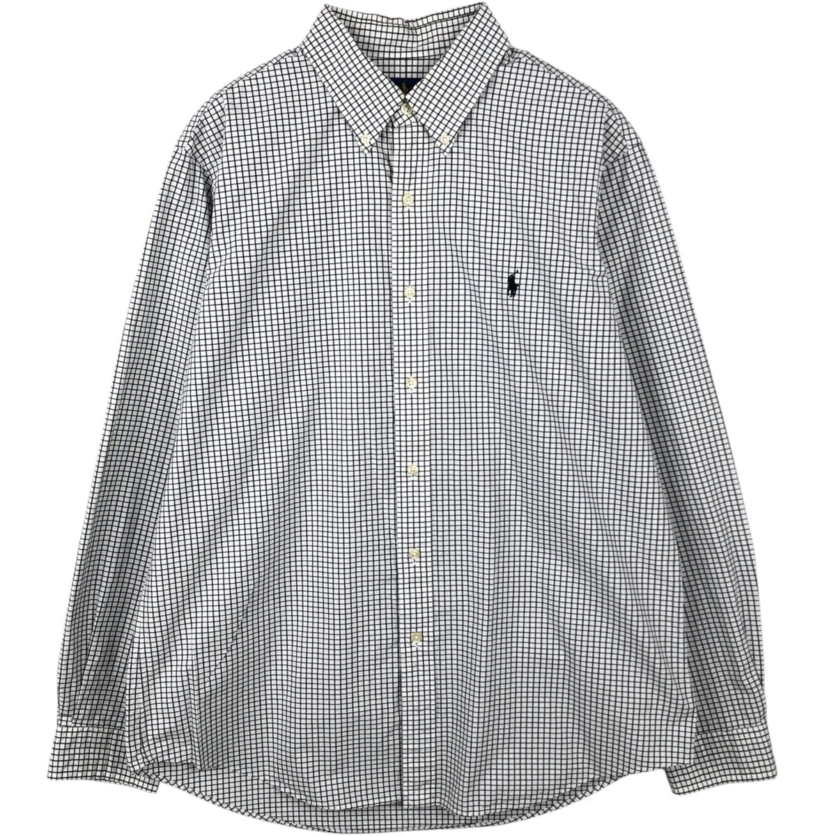 古着 ラルフローレン Ralph Lauren 長袖 ボタンダウンチェックシャツ メンズL相当/eaa649920