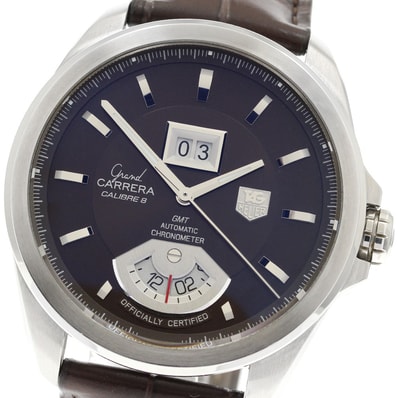 ☆良品 タグホイヤー グランドカレラ GMT WAV5113 メンズ 【中古】