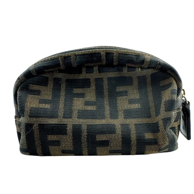 フェンディ FENDI ポーチ ズッカ バニティ 小物入れ ブラック