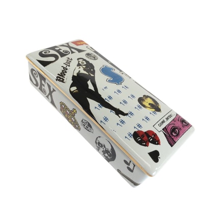 美品 Supreme シュプリーム Blood Lust Ceramic Box ホワイト マルチカラー セラミック 小物入れ アクセサリーケース 604743 【中古】