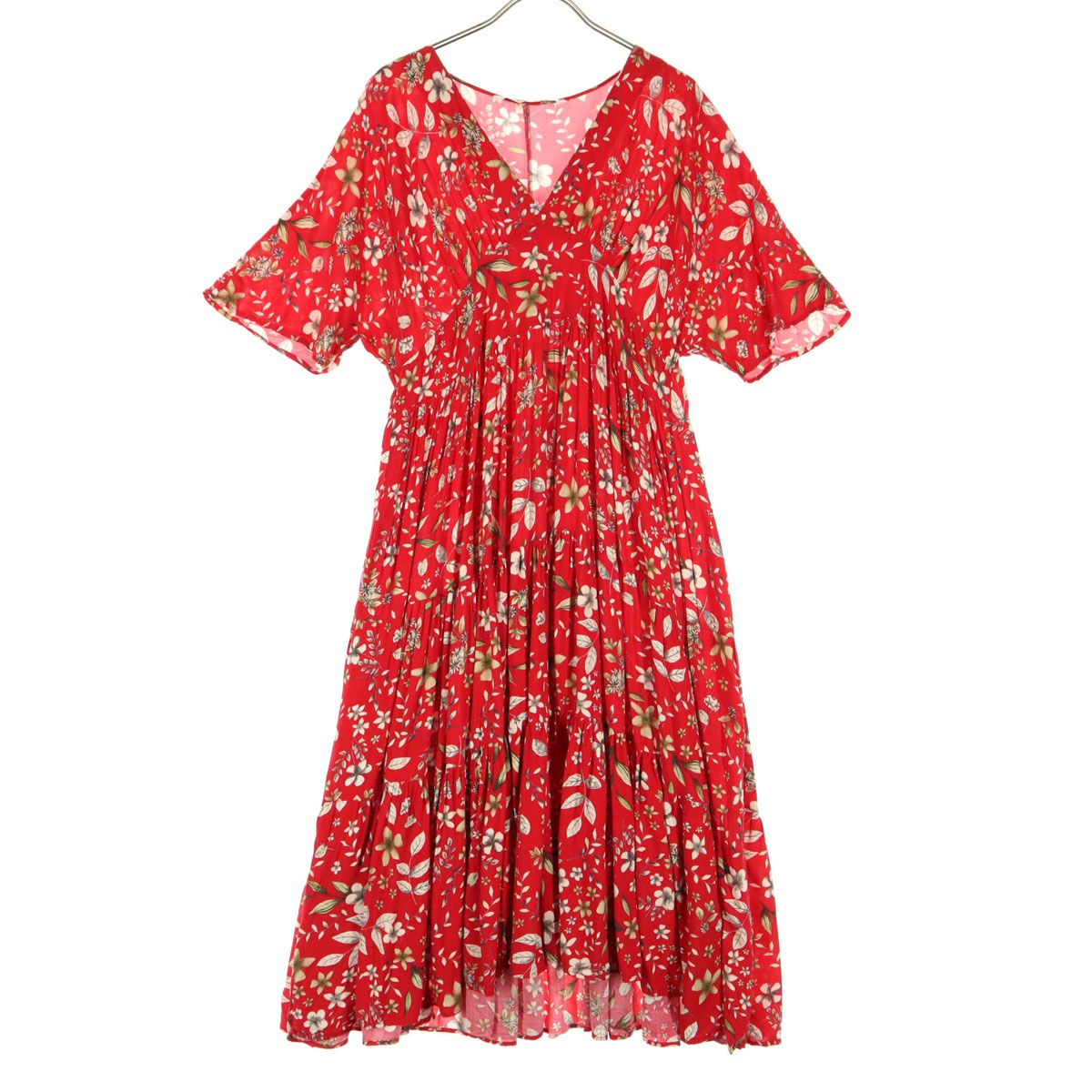 美品 ZARA ザラ 半袖 ロングワンピース