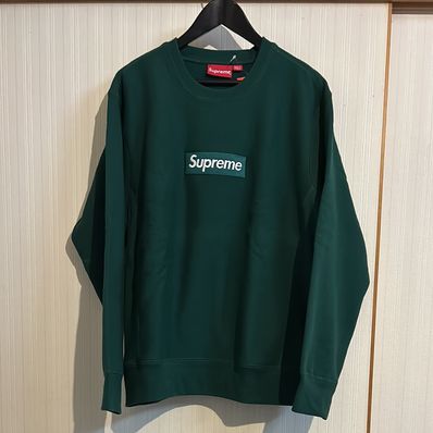 Supreme Box Logo Crewneck Sweatshirt "Green" (18FW)