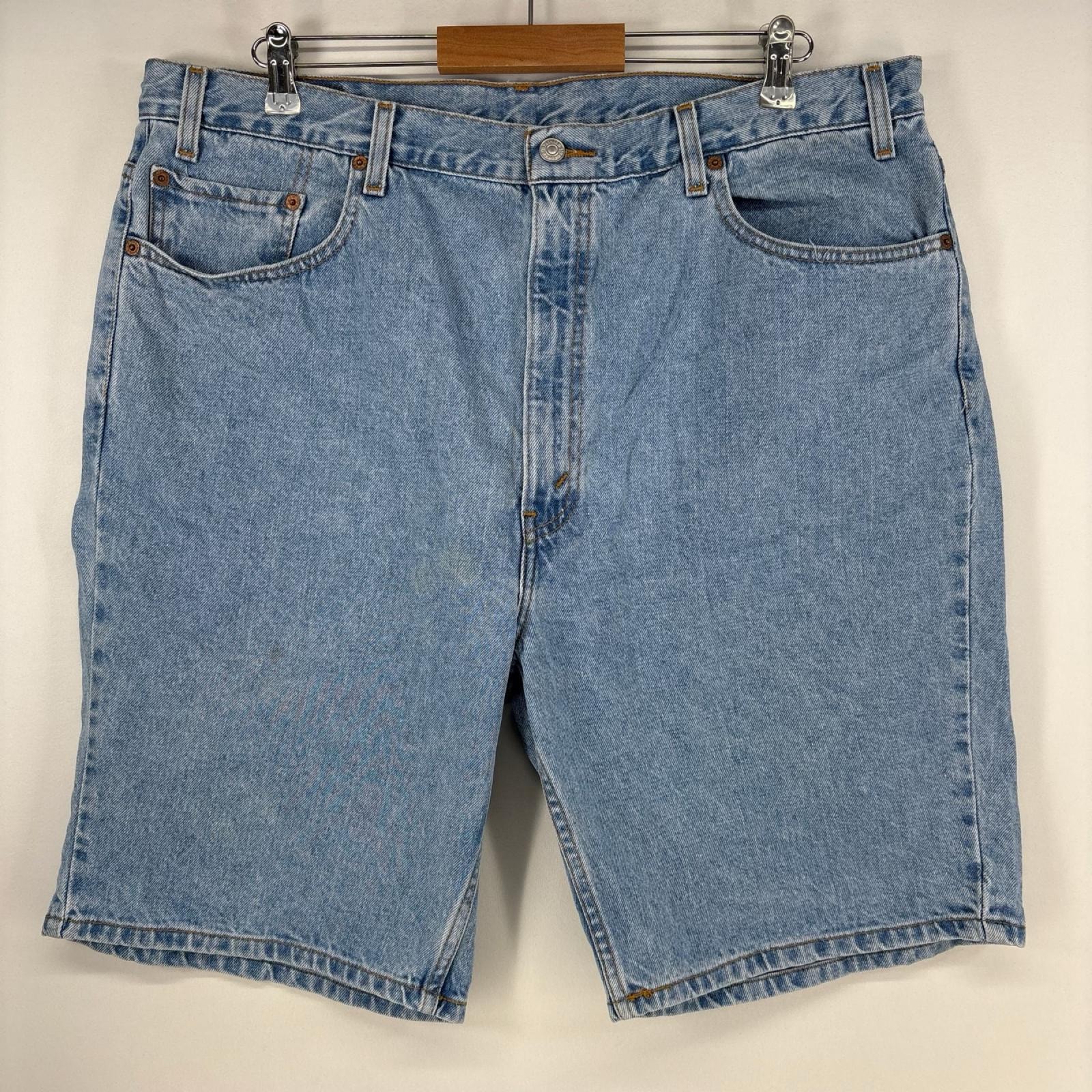 古着 90's/90年代 リーバイス Levi's ショートパンツ 505 ストレート ジップ デニム ハーフパンツ w42 L00 ブルー メンズ