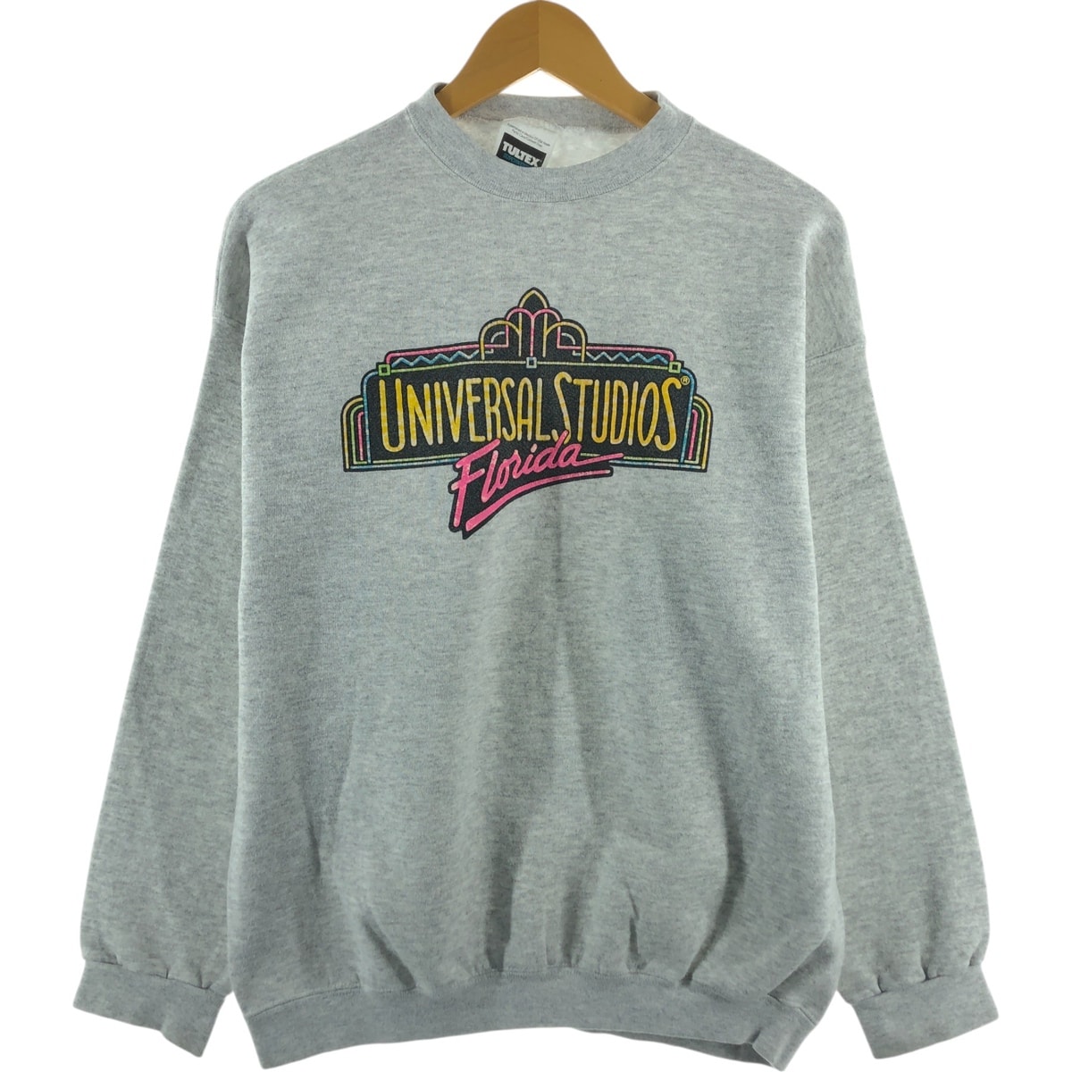 古着 90年代 フルーツオブザルーム FRUIT OF THE LOOM UNIVERSAL STUDIOS FLOLIDA ユニバーサルスタジオ フロリダ アドバタイジング スウェットシャツ トレーナー メンズL相当/eaa523184
