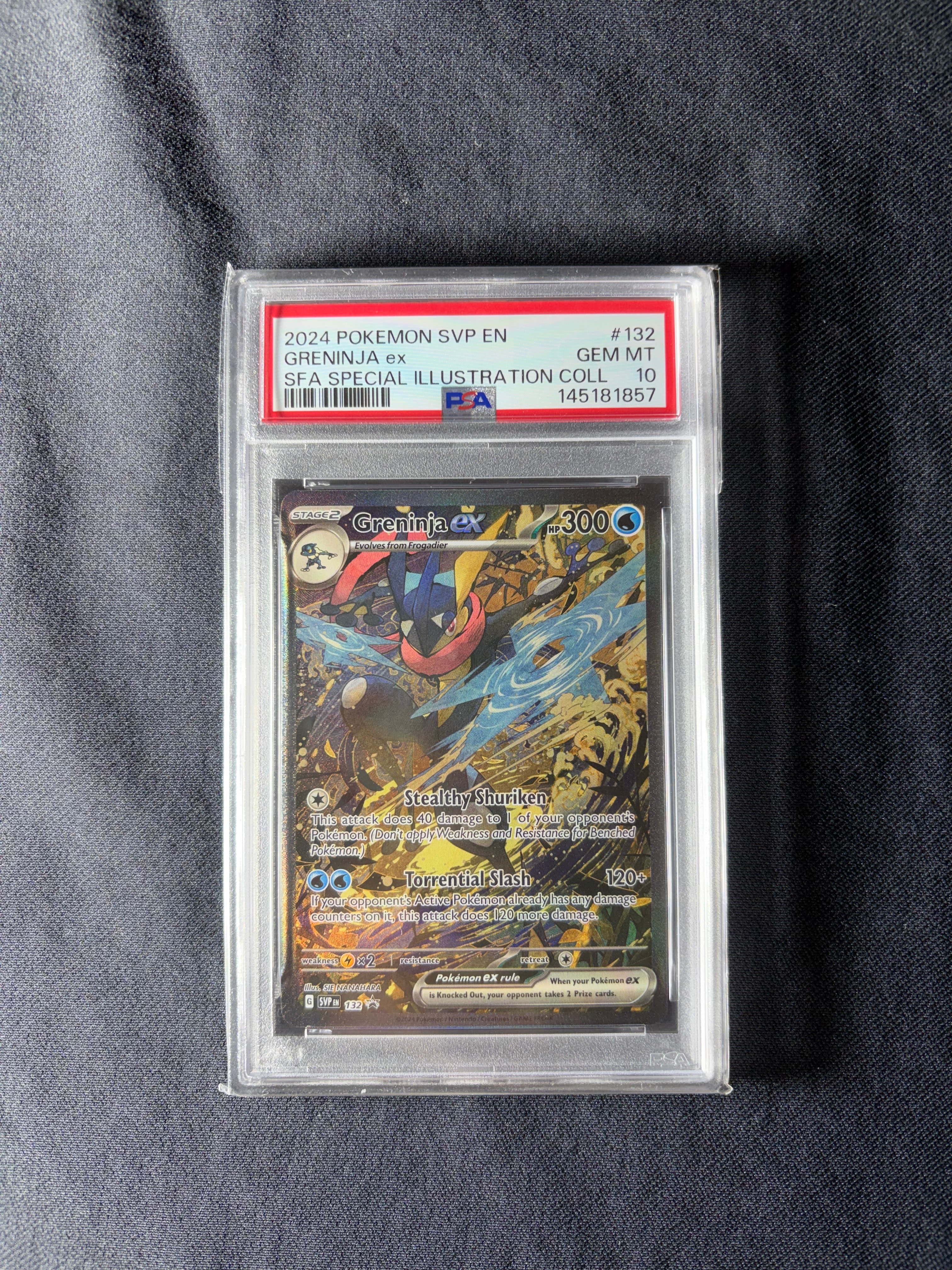 ゲッコウガex P [SVP EN 132]【英語版】(スカーレット&バイオレット「シュラウデッドフェイブル ゲッコウガex スペシャルイラストレーション コレクション」)