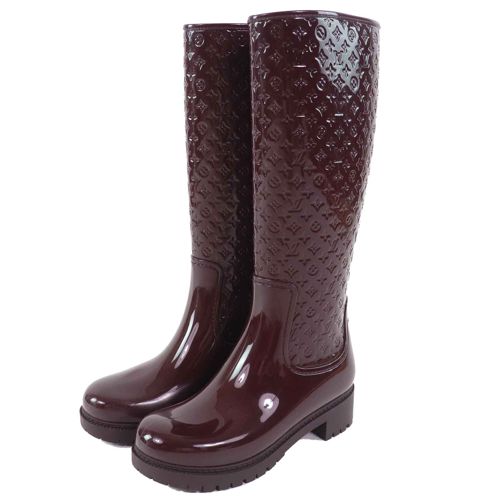 美品 ルイヴィトン
レインシューズ ボルドー レディース 35