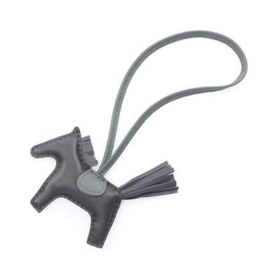 エルメス HERMES ロデオPM ヴェールマングローブ ブルーニュイ チャーム アクセサリー アニョーミロ アニョーミロ レディース ブラック系 / グリーン系 / ネイビー系 【中古】