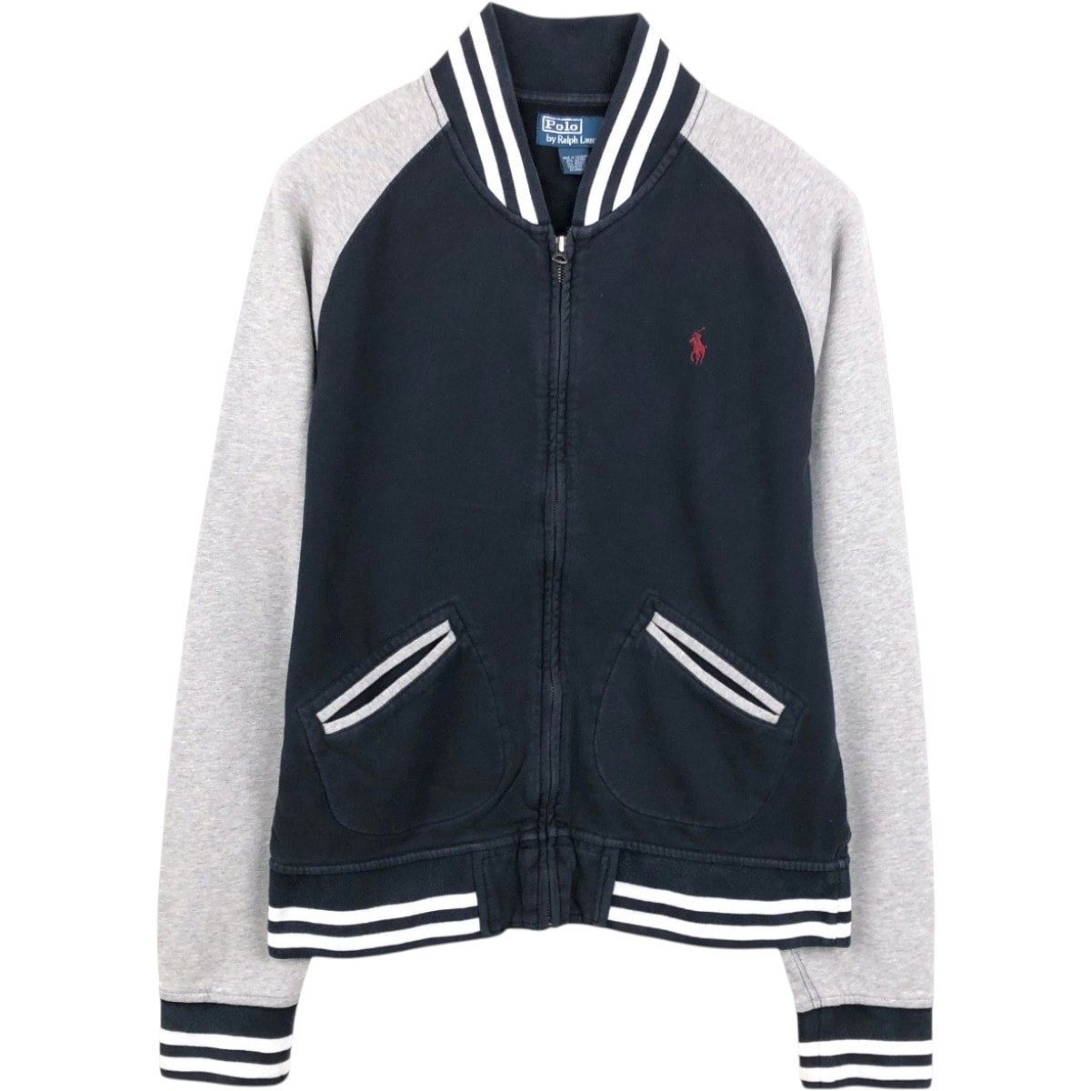 古着 ラルフローレン Ralph Lauren POLO by Ralph Lauren フルジップスウェットシャツ トレーナー メンズL相当/eaa681734