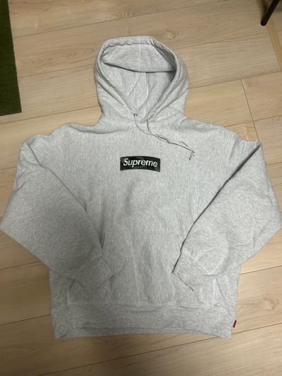 Supreme Box Logo Hooded Sweatshirt "Ash Grey" (23FW)