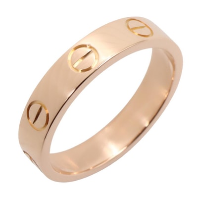 カルティエ CARTIER ミニラブリング リング・指輪 ジュエリー K18PG(ピンクゴールド) レディース ゴールド系 B4049748 【中古】