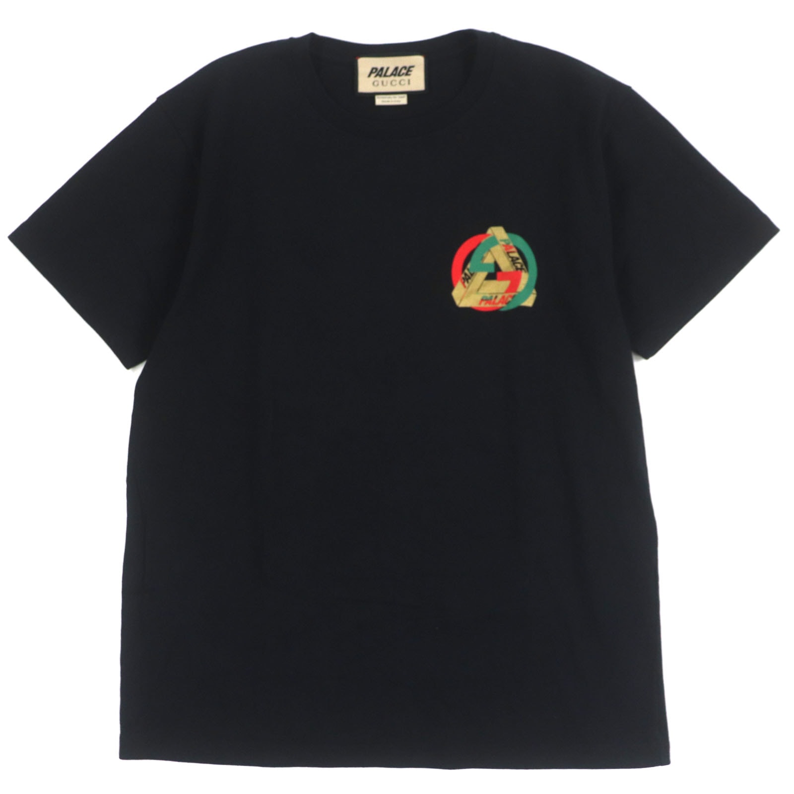 美品 グッチ パレス
 半袖Tシャツ ブラック メンズ XS 548334