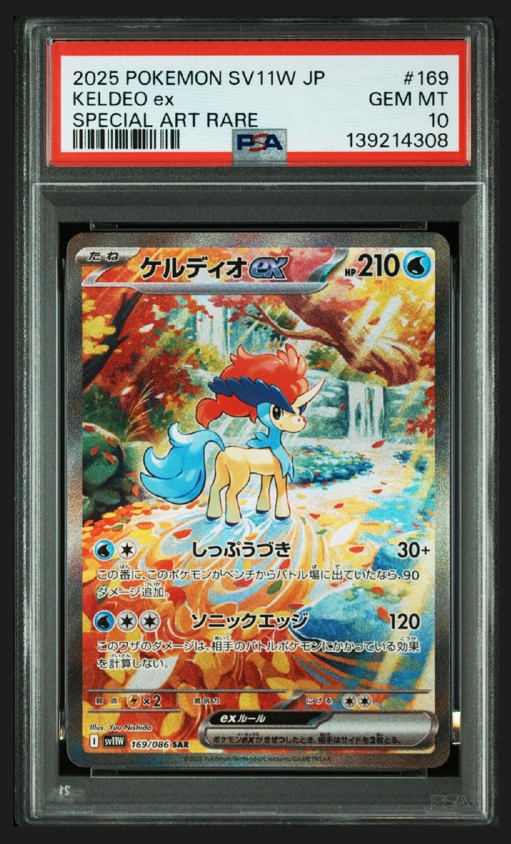 ケルディオex SAR [SV11W 169/086](拡張パック「ホワイトフレア」)