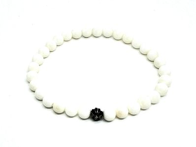 クロムハーツ ビーズブレスレット 6mm クロスボール