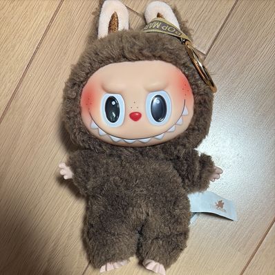 POP MART THE MONSTERS (LABUBU) Exciting Macaron Plush Series CHESTNUT COCOA (Secret)