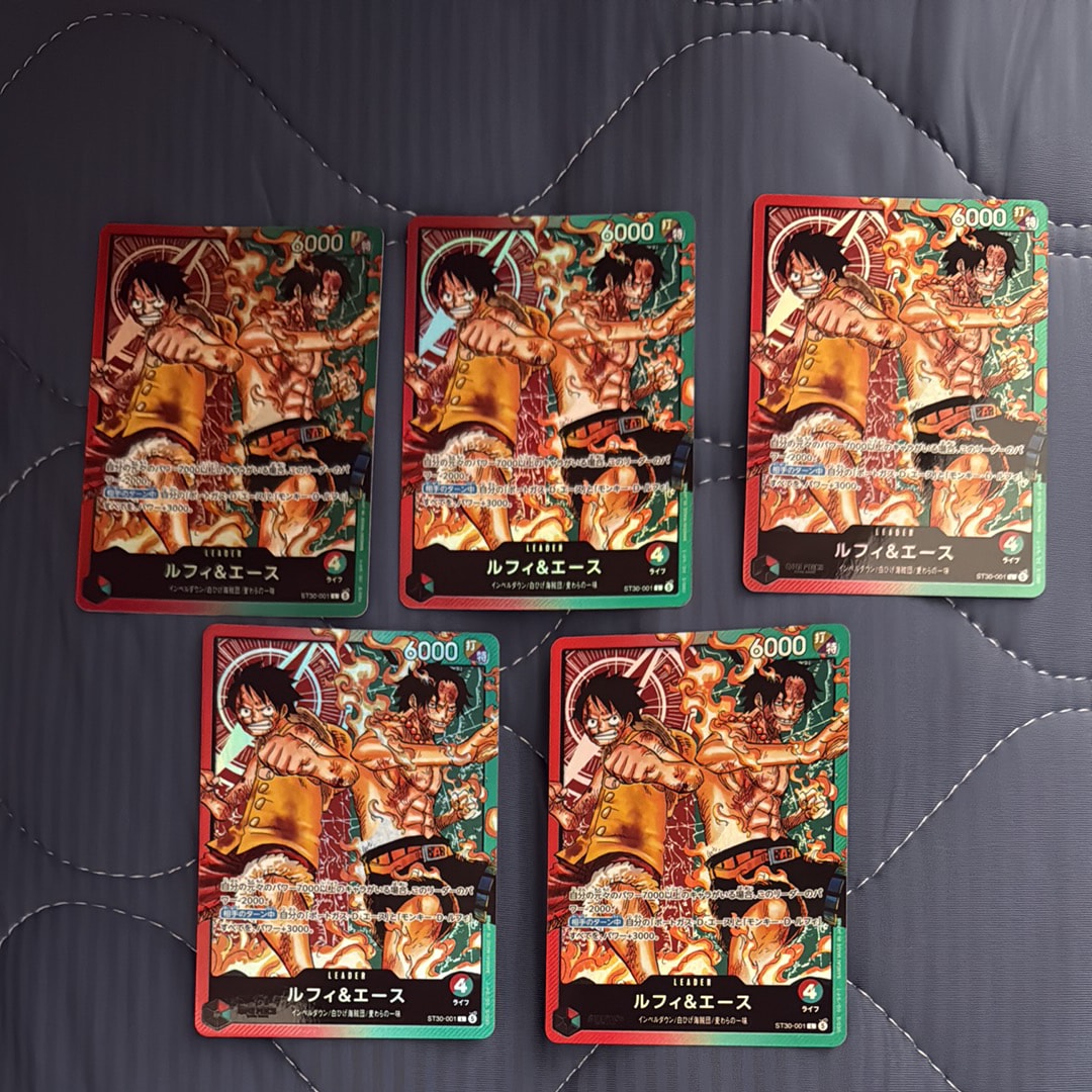 ルフィ&エース L [ST30-001](スタートデッキEX「ルフィ&エース」)