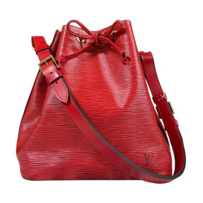 ルイヴィトン プチノエ エピ ショルダーバッグ エピレザー M44107 レッド レディース LOUIS VUITTON 中古