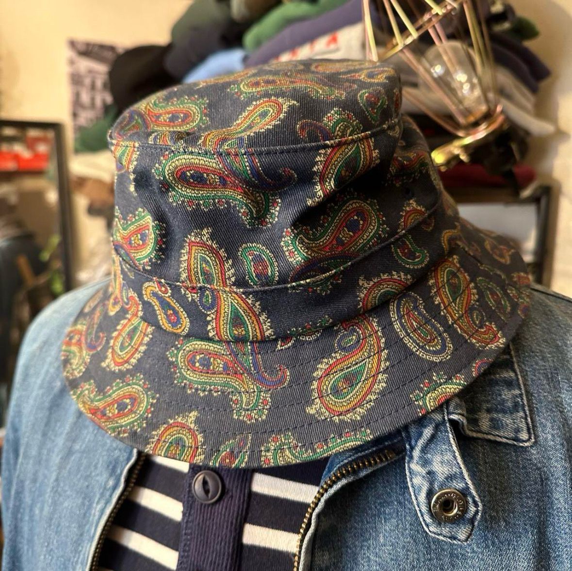 supreme シュプリーム13AW ペイズリー柄 バケットハット