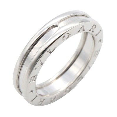 ブルガリ BVLGARI B-zero1 ビーゼロワン リング 1バンド リング・指輪 ジュエリー K18WG(ホワイトゴールド) メンズ レディース シルバー系 【中古】