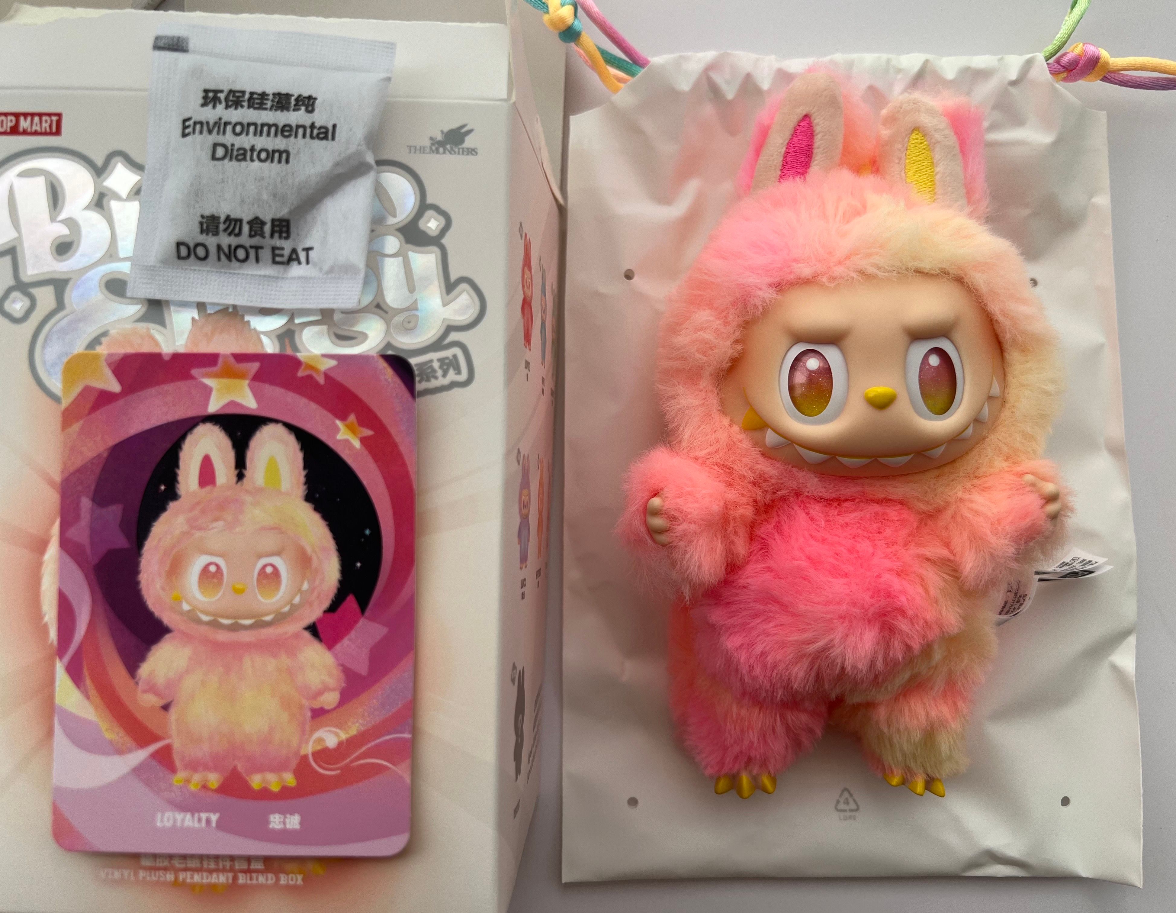 POP MART THE MONSTERS (LABUBU) Big into Energy Series Plush Pendant LOYALTY