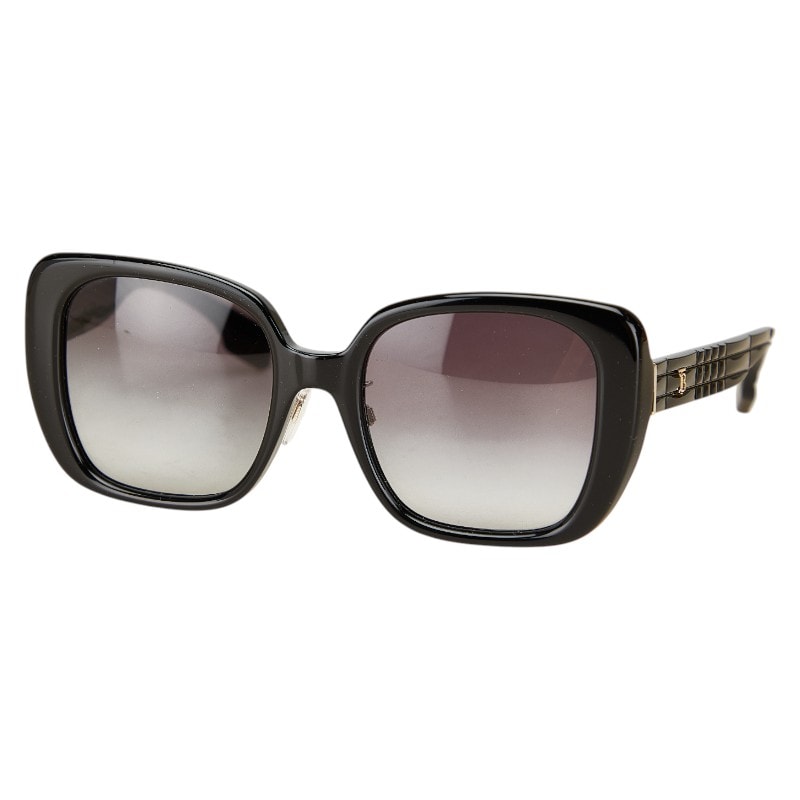 バーバリー HELENA エレナ スクエア サングラス BE4371F ブラック プラスチック レディース BURBERRY 中古