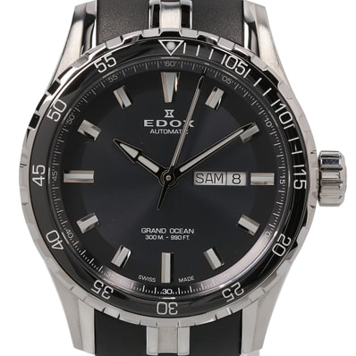 エドックス 【美品】88002-3CA-NIN GRAND OCEAN AUTOMATIC グランドオーシャン オートマティック 自動巻き