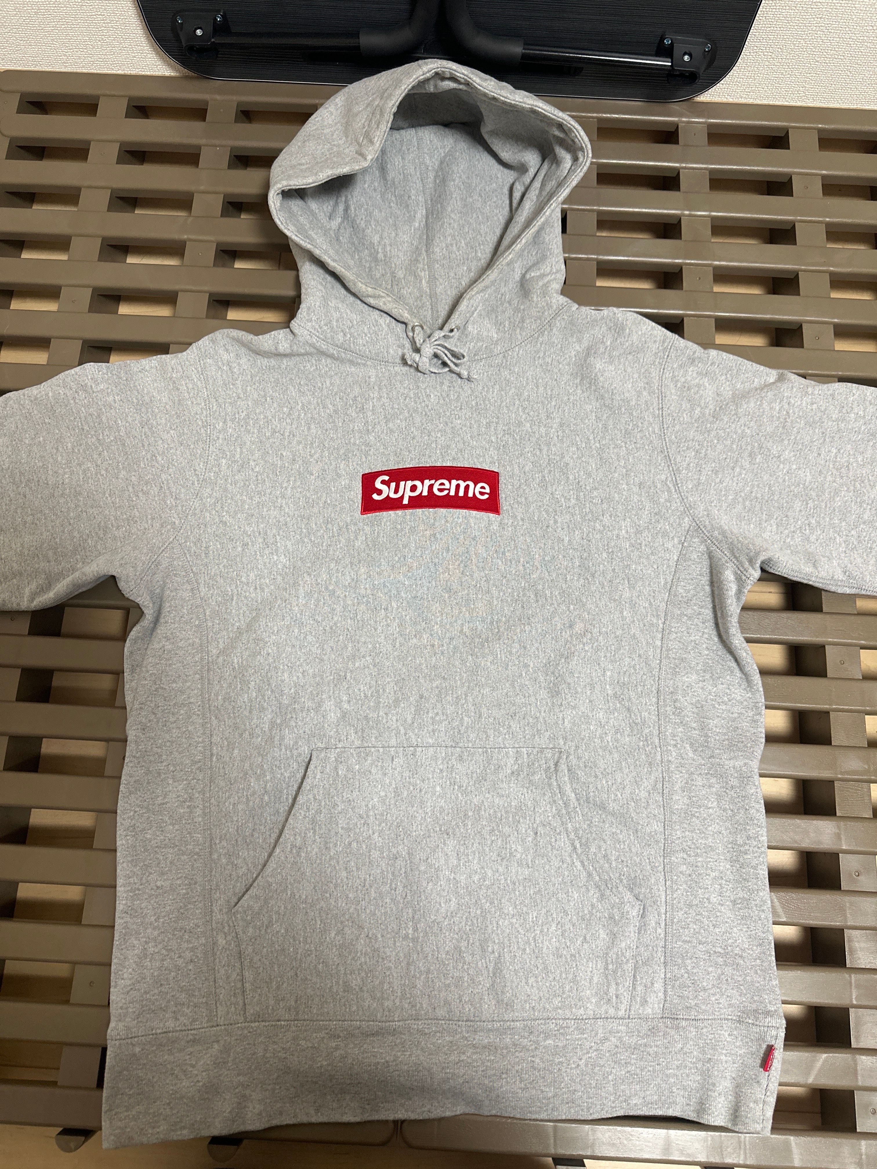 Supreme Box Logo Hooded Sweatshirt "Grey" (14FW)