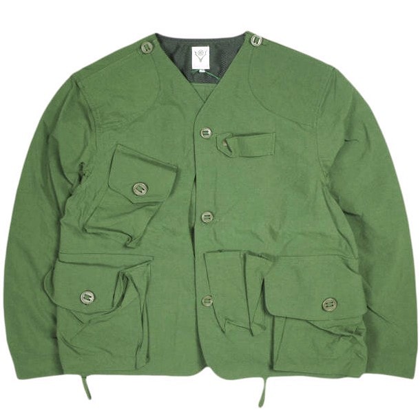新品 South2 West8 サウスツーウェストエイト S2W8 23SS 日本製 Tenkara Jacket - Nylon Oxford テンカラジャケット ナイロンオックスフォード MR692 S Green フィッシング アウター g25760