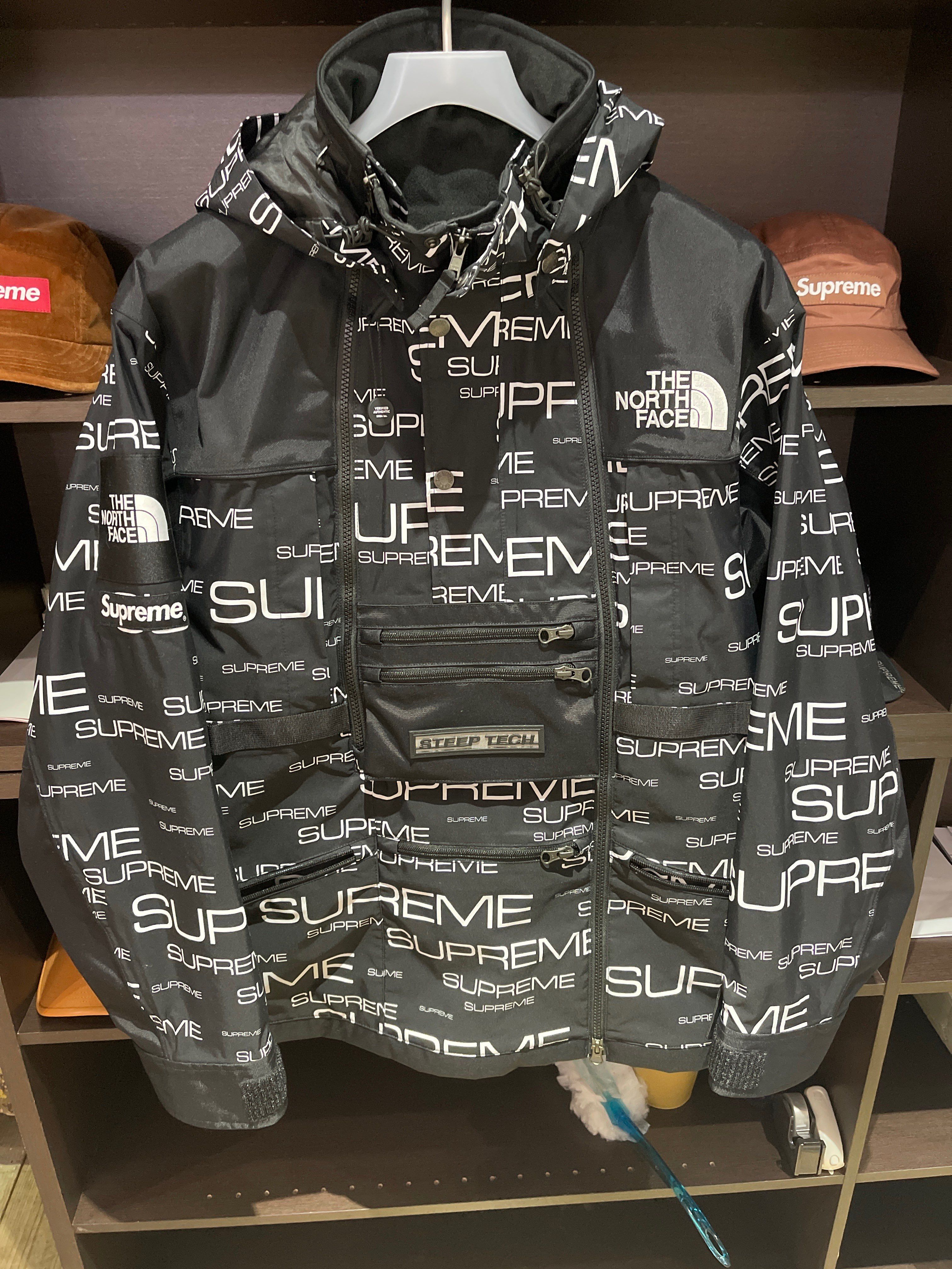 Supreme x The North Face Steep Tech Apogee Jacket "Black"