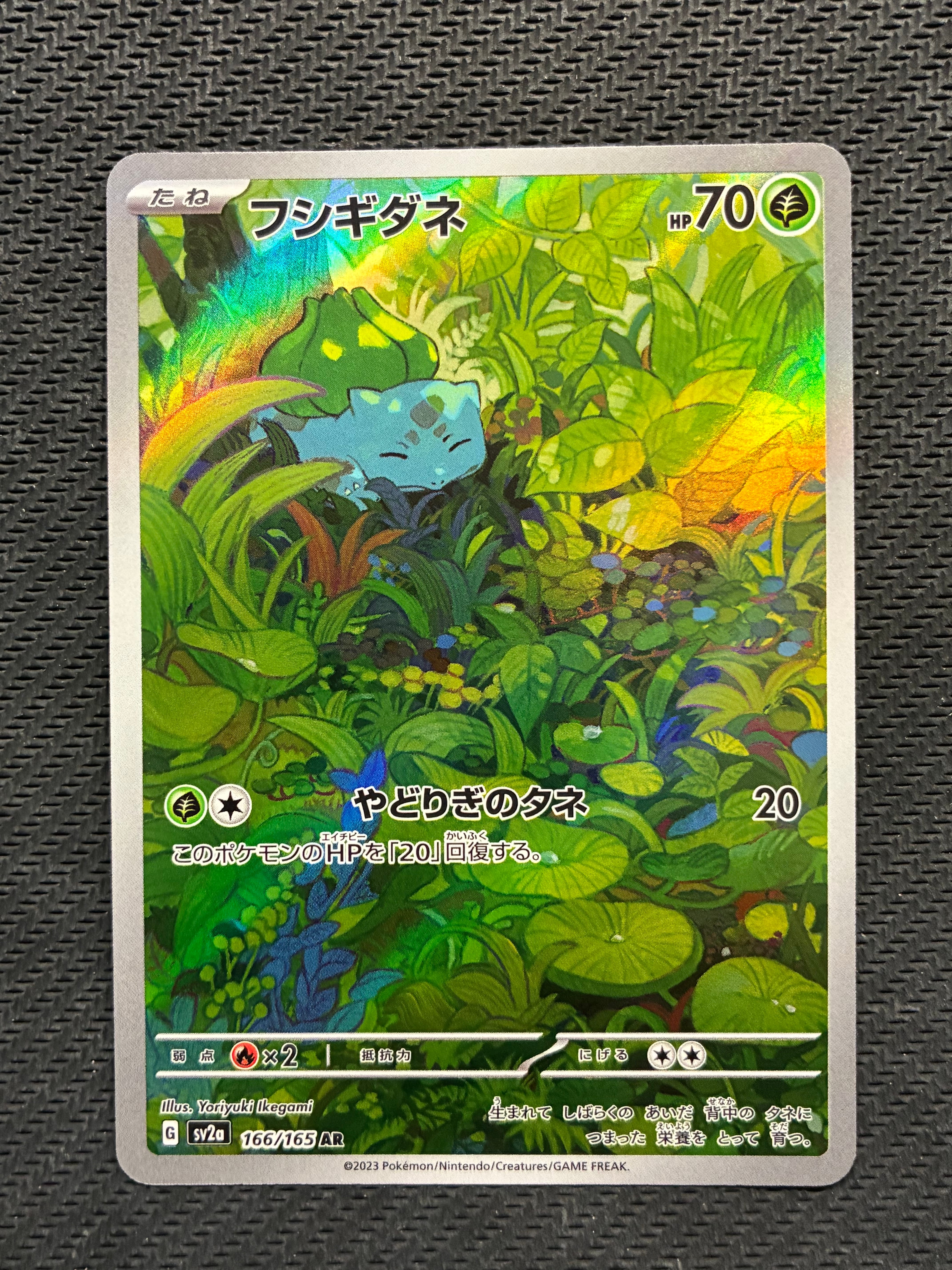 フシギダネ AR[SV2a 166/165](強化拡張パック「ポケモンカード151」)